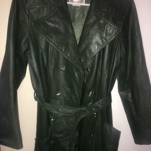 Leather Trenchcoat